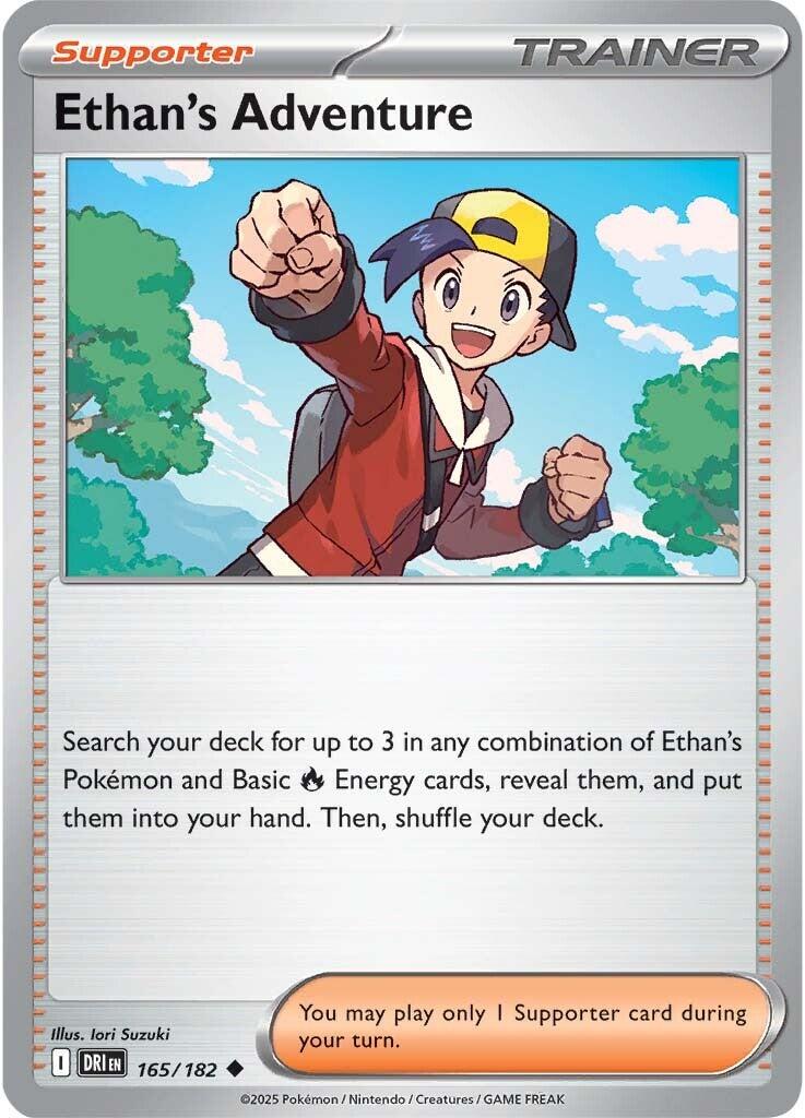 Ethan's Adventure [Uncommon] #165 - Pokemon Destined Rivals