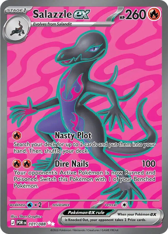 Salazzle ex [Ultra Rare] POR #101/088 - Perfect Order