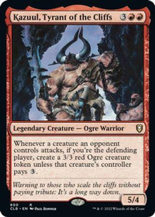 Kazuul, Tyrant of the Cliffs - Magic: The Gathering • R • 800 Commander Legends: Battle for Baldur's Gate