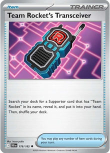 Team Rocket's Transciever [Uncommon] #178/182 - Pokemon Destined Rivals