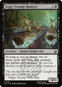 Foggy Swamp Hunters [Foil] - MTG Avatar: The Last Airbender C 101