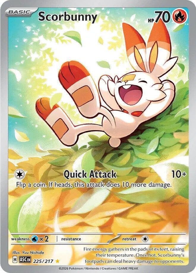 Scorbunny [Illustration Rare] 225/217 - Ascended Heroes