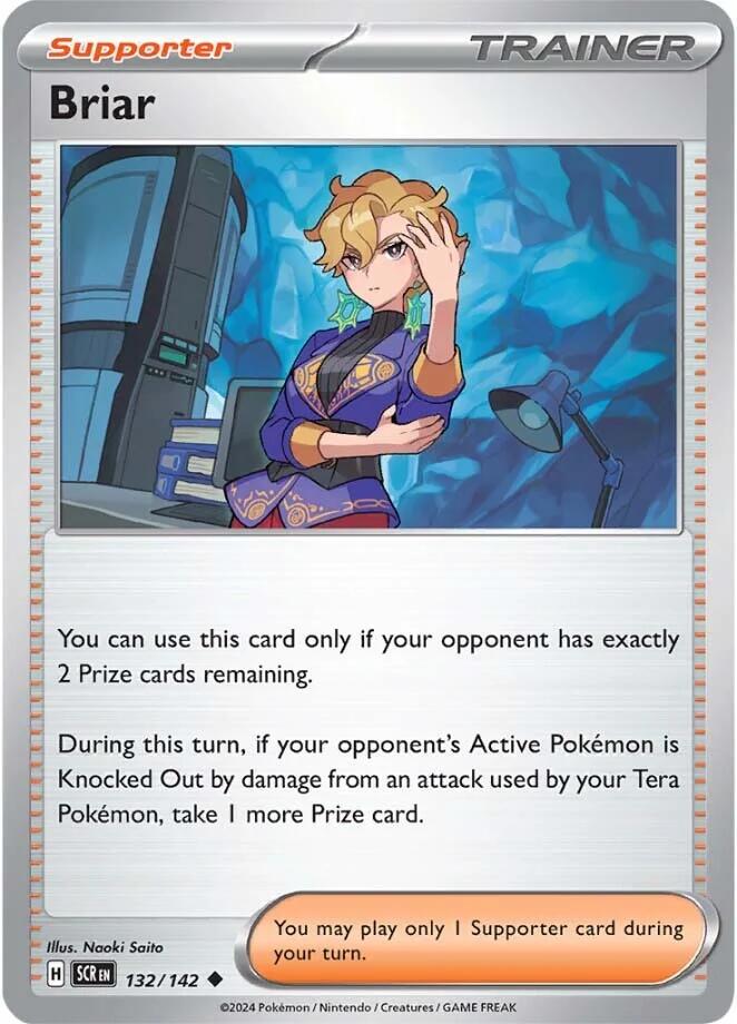 Briar [Uncommon] #132/142 - Pokemon Stellar Crown