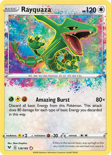 Rayquaza [Amazing Rare] #138/185 - Pokemon Vivid Voltage