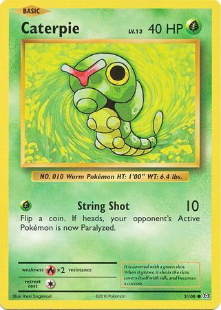 Caterpie [Common] #3/108 - Evolutions