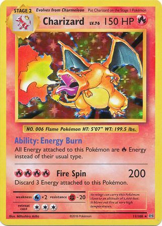 Charizard [Holo Rare] #11/108 - Evolutions