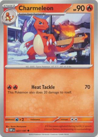 Charmeleon [Uncommon] #027/197 - Obsidian Flames