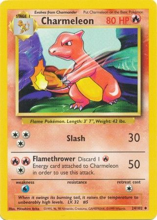 Charmeleon [Uncommon] #24/102 - Base Set Unlimited
