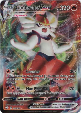 Cinderace VMAX [Ultra Rare] #019/072 - Shining Fates