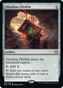 Obsidian Obelisk R 18 Commander: Dominaria United