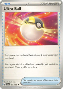 Ultra Ball [Uncommon] #196/198 - Pokemon Scarlet & Violet