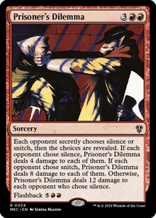 Prisoner's Dilemma - Magic: The Gathering • R • 34 Commander: Murders at Karlov Manor