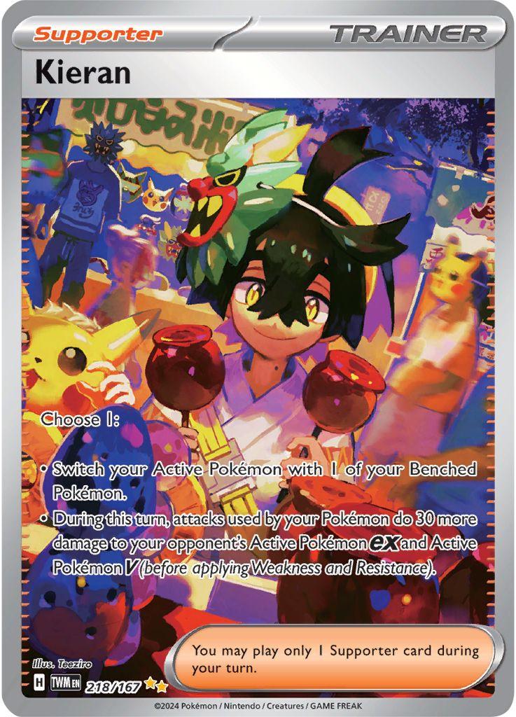 Kieran [Special Illustration Rare] - #218/167 - Twilight Masquerade