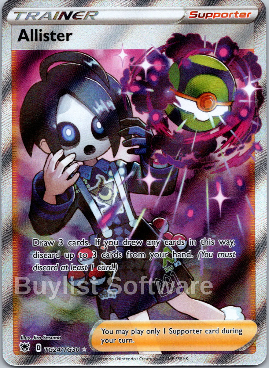 Allister [Ultra Rare] TG24/TG30 - Pokemon Astral Radiance Trainer Gallery