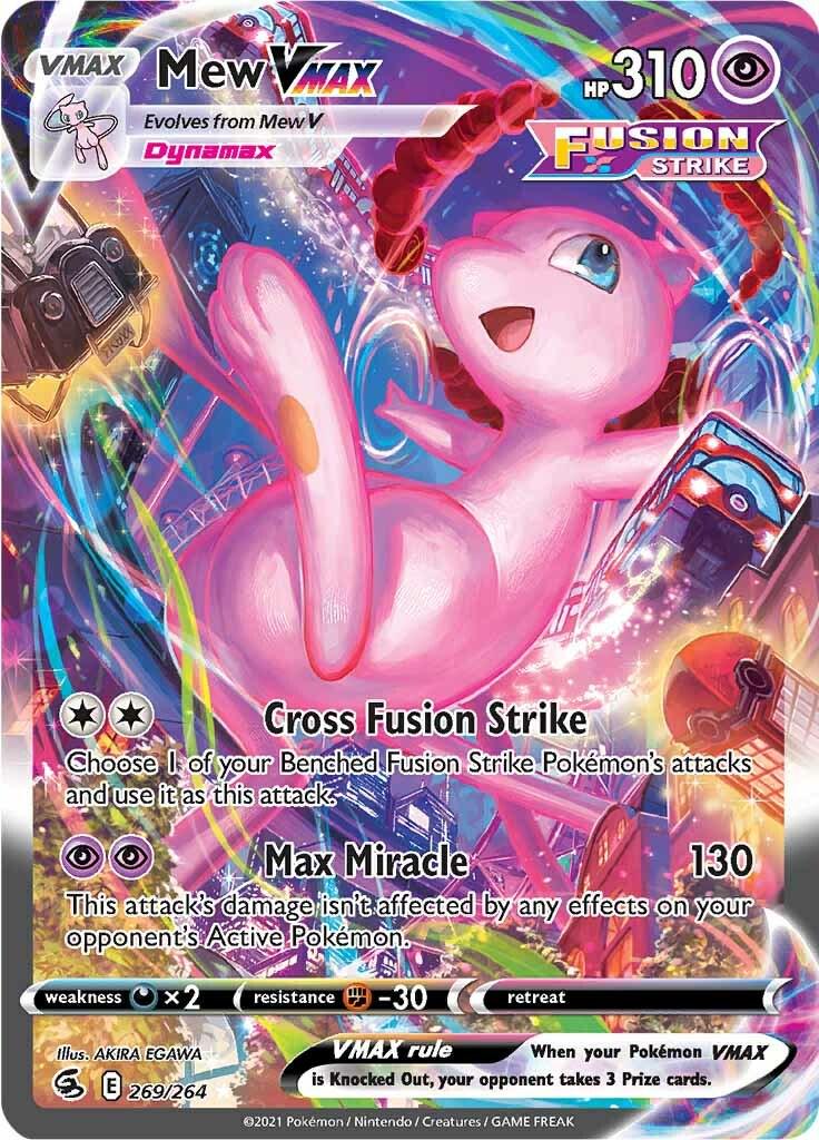 Mew VMAX [Secret Rare] #269/264 - Pokemon Fusion Strike