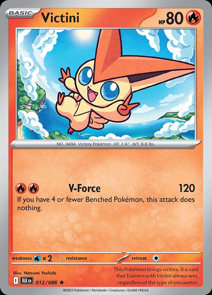 Victini #12 Pokemon Black Bolt