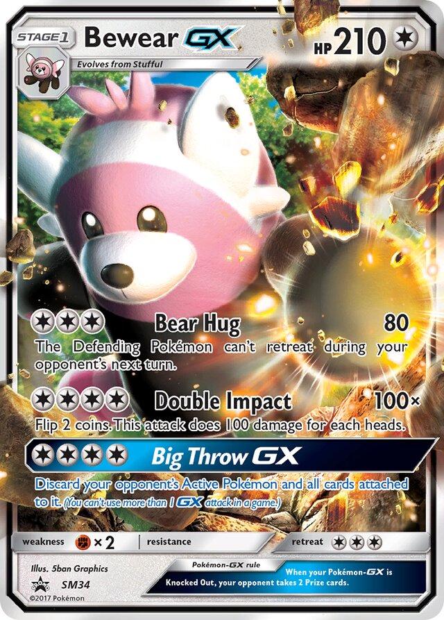 Bewear GX [Promo] SM34 - Pokémon Sun & Moon Promo