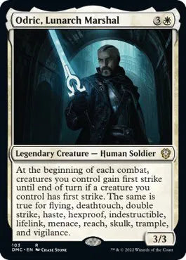 Odric, Lunarch Marshal - MTG Commander: Dominaria United R 103