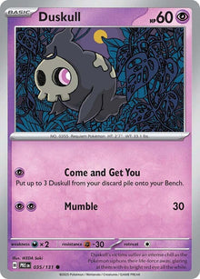 Duskull [Common] #035/131 - Pokemon Prismatic Evolutions