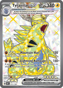 Tyranitar ex [Ultra Rare] 211/197 - Pokémon Obsidian Flames