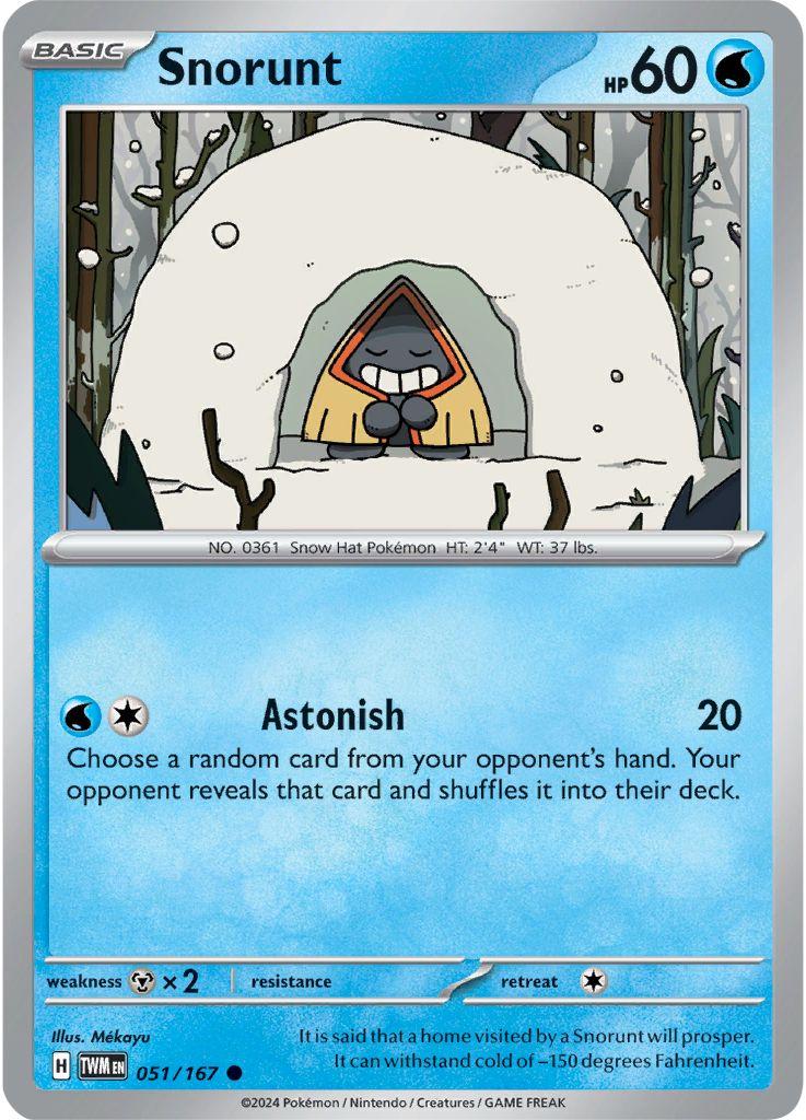 Snorunt [Common] #051/167 - Pokemon Twilight Masquerade