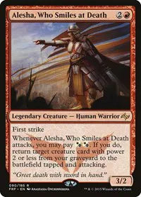 Alesha, Who Smiles at Death - MTG Fate Reforged R 90