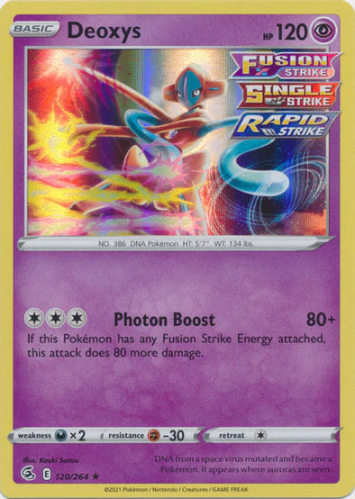 Deoxys [Holo Rare] #120/264 - Fusion Strike