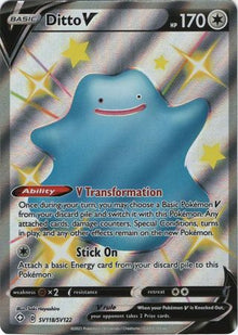 Ditto V [Shiny Rare] #SV118/SV122 - Shining Fates