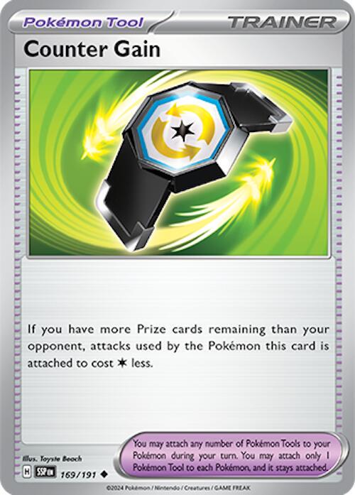 Counter Gain [Uncommon] #169/191 - Pokemon Surging Sparks