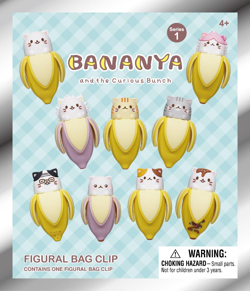 Bananya Characters Blind Bag Figural Bag Clip