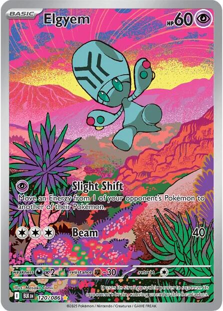 Elgyem [Illustration Rare] #120/086 - Pokemon Black Bolt