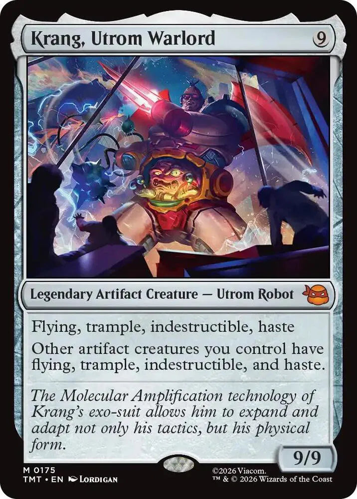 Krang, Utrom Warlord [Foil] - MTG Teenage Mutant Ninja Turtles M 175