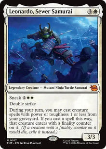 Leonardo, Sewer Samurai [Foil] - MTG Teenage Mutant Ninja Turtles M 17
