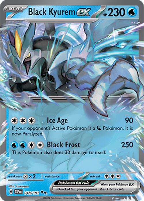 Black Kyurem Ex #48 Pokemon Surging Sparks - SSP