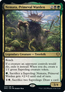 Nemata, Primeval Warden - Magic: The Gathering • R • 209 Dominaria United
