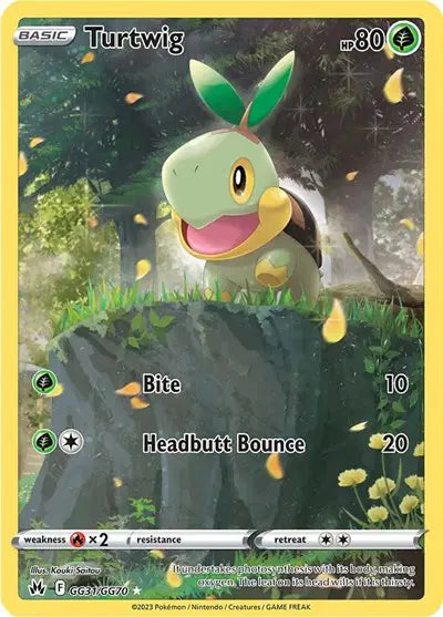 Turtwig [Holo Rare] GG31/GG70 - Pokemon Crown Zenith: Galarian Gallery