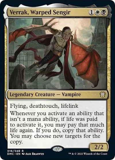 Verrak, Warped Sengir - MTG Commander: Dominaria United R 16