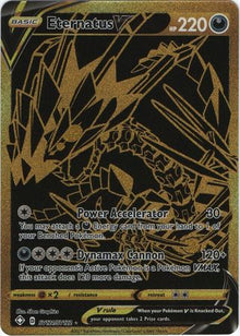Eternatus V [Shiny Gold Secret Rare] #SV121/SV122 - Shining Fates