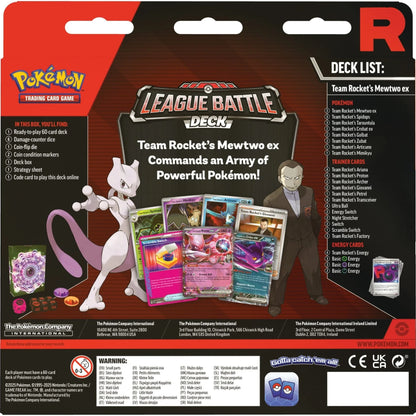 Pokémon TCG: Team Rocket’s Mewtwo ex League Battle Deck