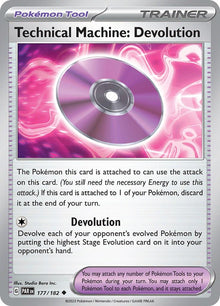 Technical Machine: Devolution [Uncommon] #177/182 - Pokemon Paradox Rift