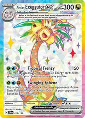 Alolan Exeggutor Ex [Full Art Ultra Rare] #225/191 - Surging Sparks