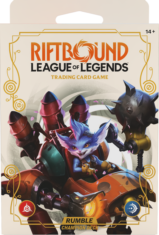 RIFTBOUND LEAGUE OF LEGENDS TCG SPIRITFORGED CHAMPION DECK [RUMBLE]