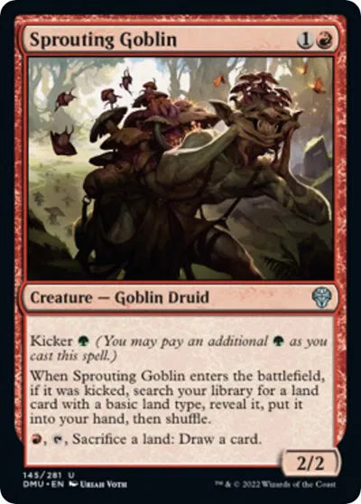 Sprouting Goblin - MTG Dominaria United U 145