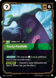 Tasty Faefolk [Rare] 075/298 - Riftbound Origins