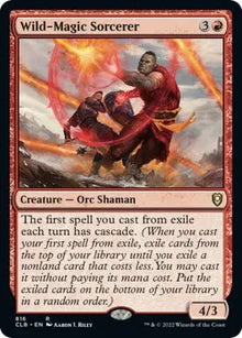 Wild-Magic Sorcerer - MTG Commander Legends: Battle for Baldur's Gate R 816