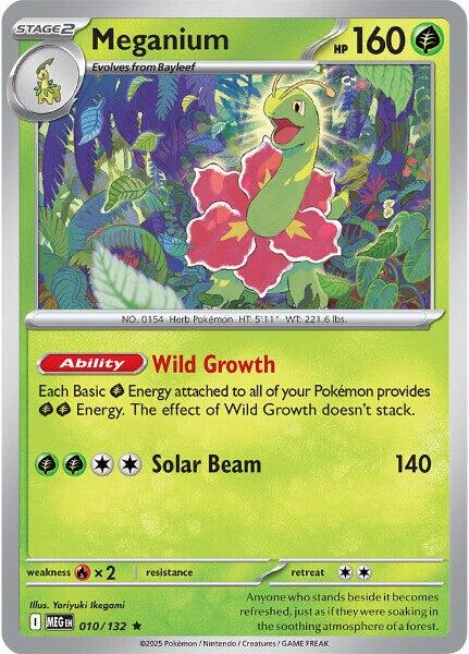 Meganium [Rare] #010/132 - Pokemon Mega Evolution
