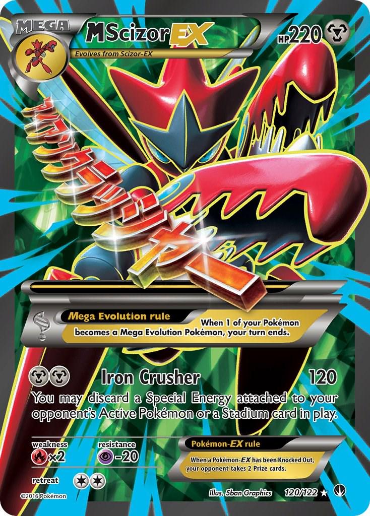 M Scizor EX [Full Art] #120/122 - Pokemon BREAKpoint - MP