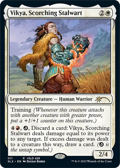 Vikya, Scorching Stalwart - MTG SLX Cards R 11