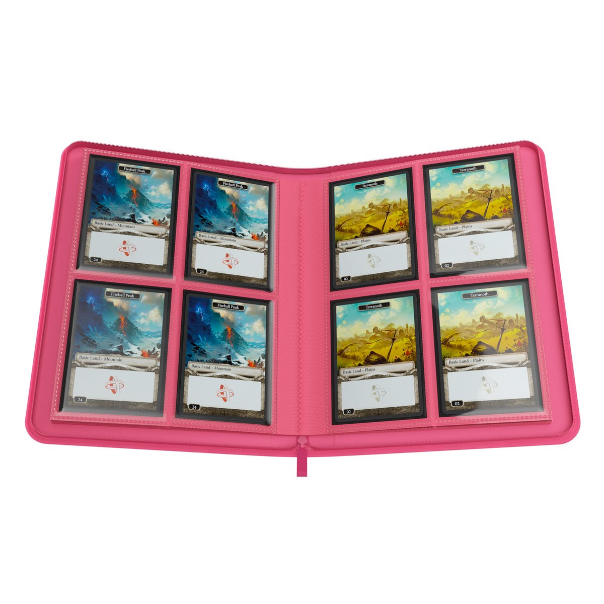 [GameGenic] Zip-Up Binder 4-pocket Pink