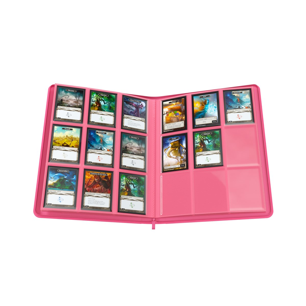[GameGenic] Zip-Up Binder 9-pocket Pink